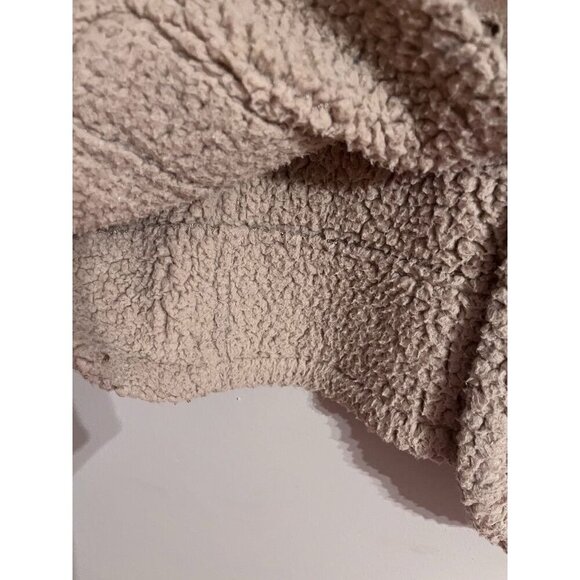 Sherpa Vest Fleece S Brown Western Boho Hippie Indie Folk Neutral Cowgirl 80s - Picture 7 of 12